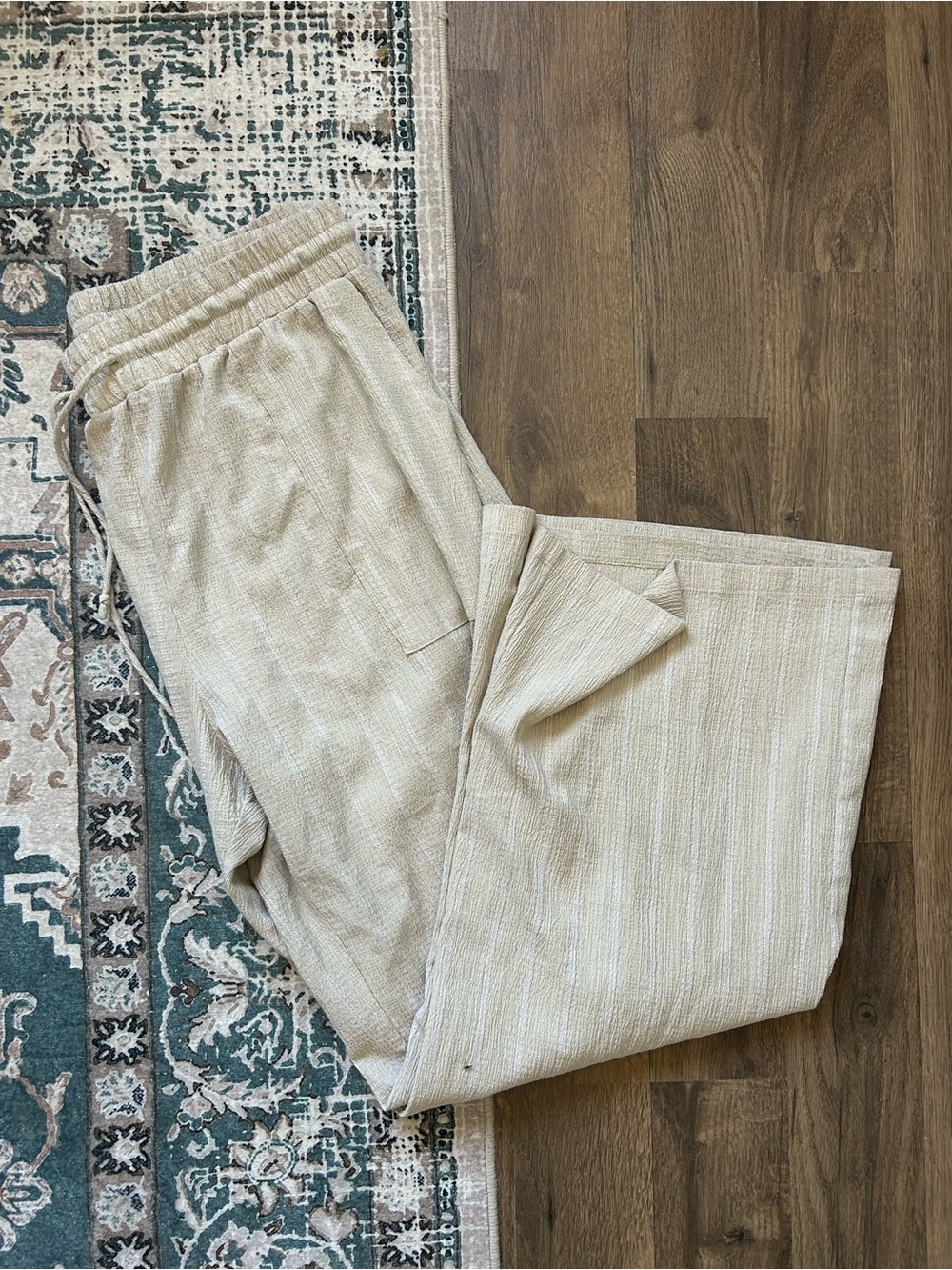 Ruby & Wren Tan Wide Leg Pants